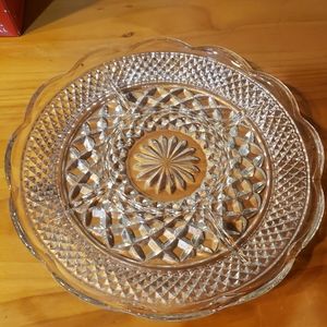 Vintage Clear Wexford Large 5 Part Relish Dish by Anchor Hocking